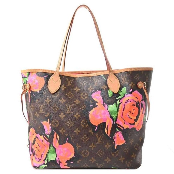 Louis Vuitton Handbags - Louis Vuitton Roses Neverfull MM